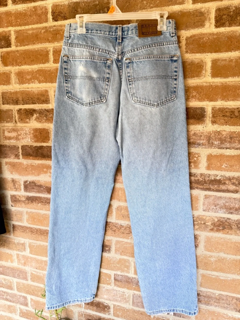 Vintage Tommy Hilfiger Light Wash Straight-Leg Men's Jeans